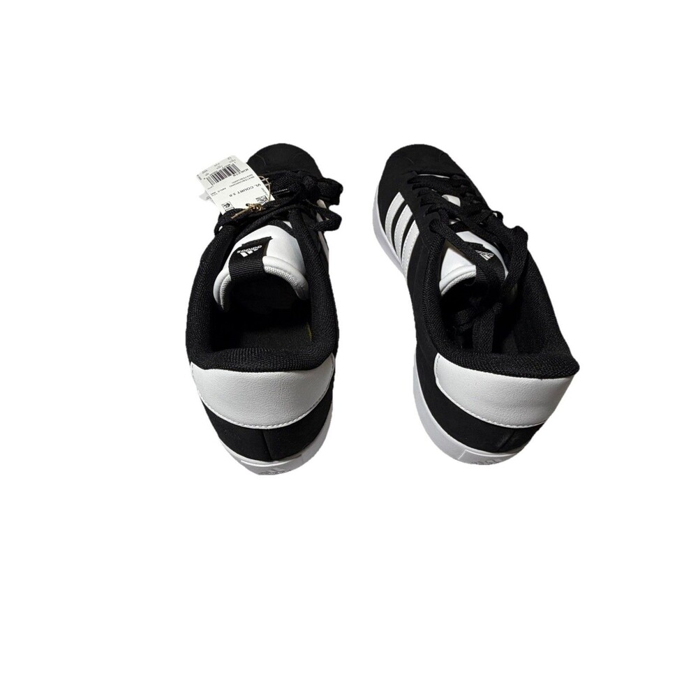 Brand New Adidas VL Court 3.0 Skate Shoes Men’s Size 13 Black White ID6278 W Box - Picture 7 of 9
